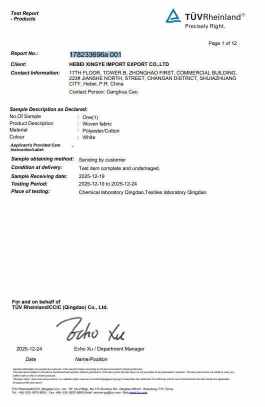 EN ISO 105 – Color Fastness Test