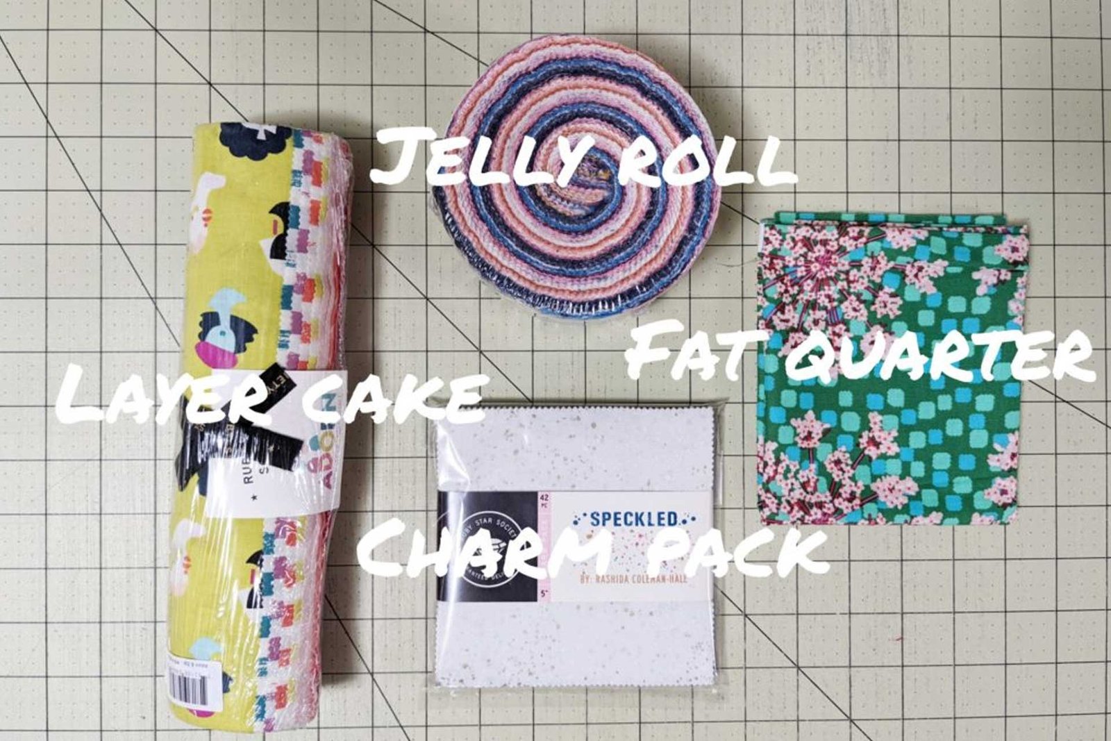 Jelly Rolls, Layer Cakes, and Charm Packs