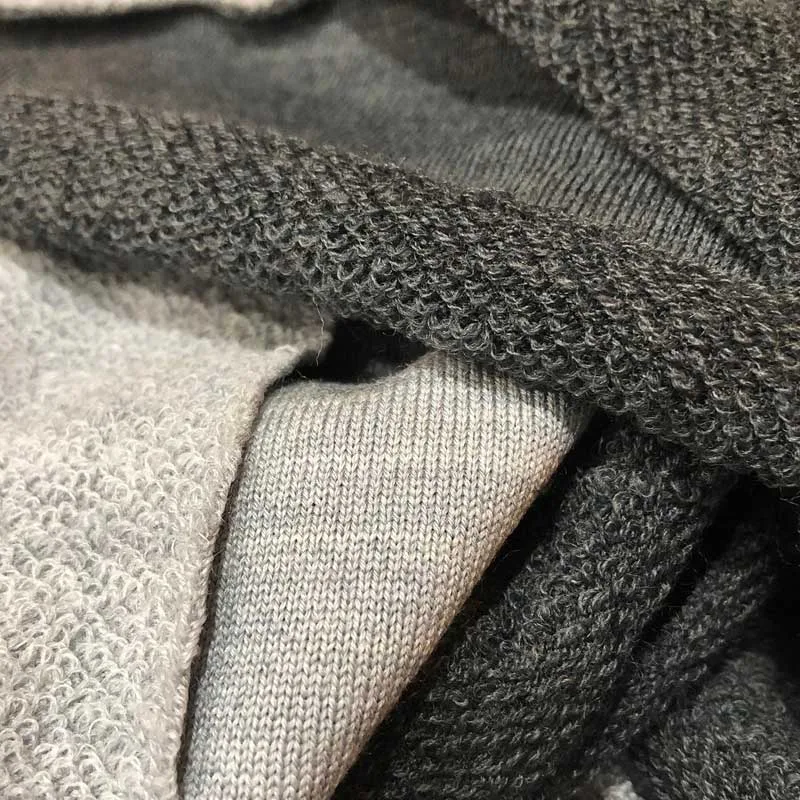 Merino Wool French Terry Fabric Merino Wool French Terry Fabric