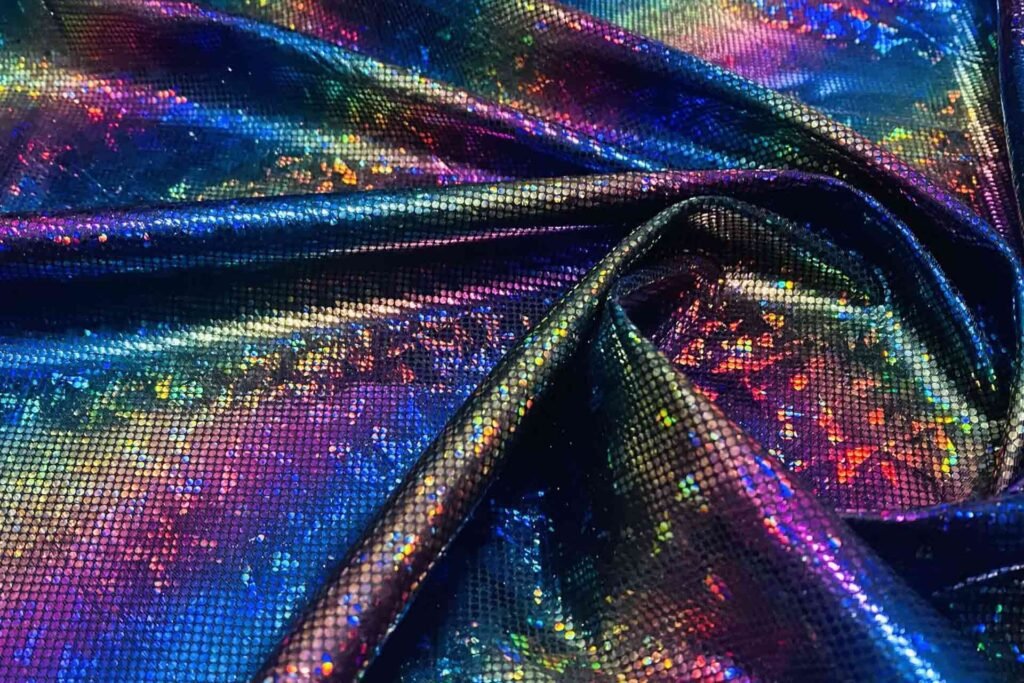 Rainbow Holographic Spandex