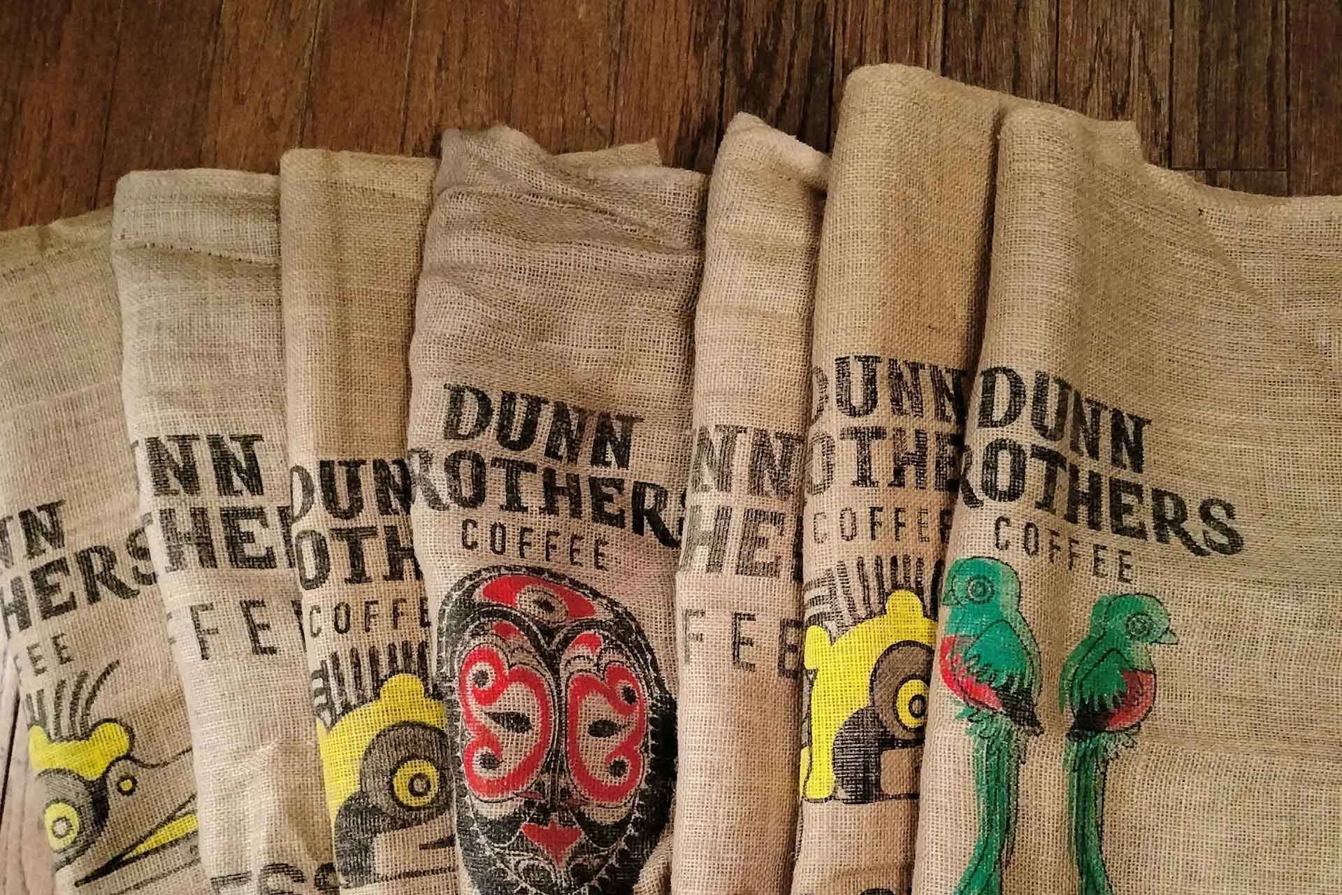 The Charm of Used Coffee Burlap Bags
