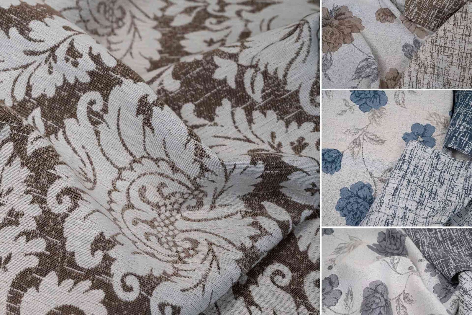 How to Use Floral and Damask Patterns in Modern Interiors damask material fabric