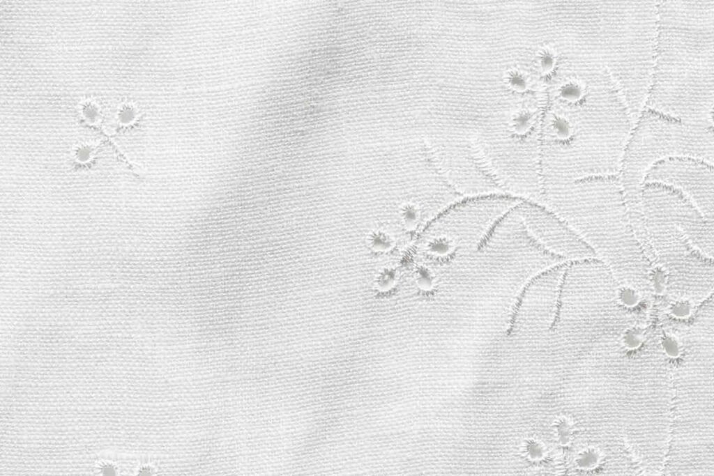 embroidered linen