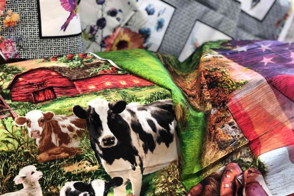 fabric panels for quilting