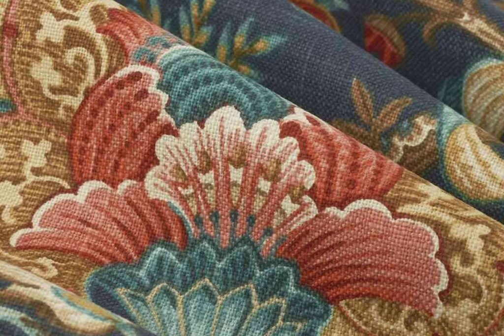 floral upholstery fabric