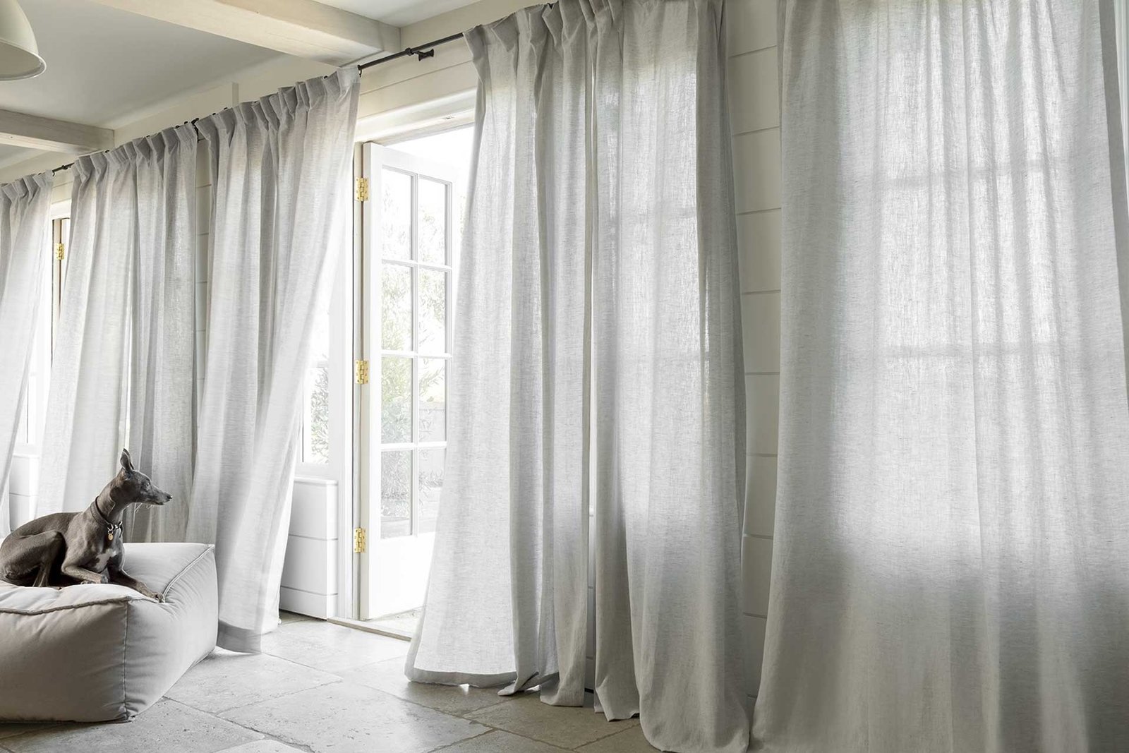 linen curtain fabric