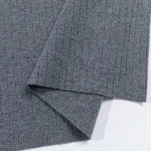 merino wool rib knit fabric