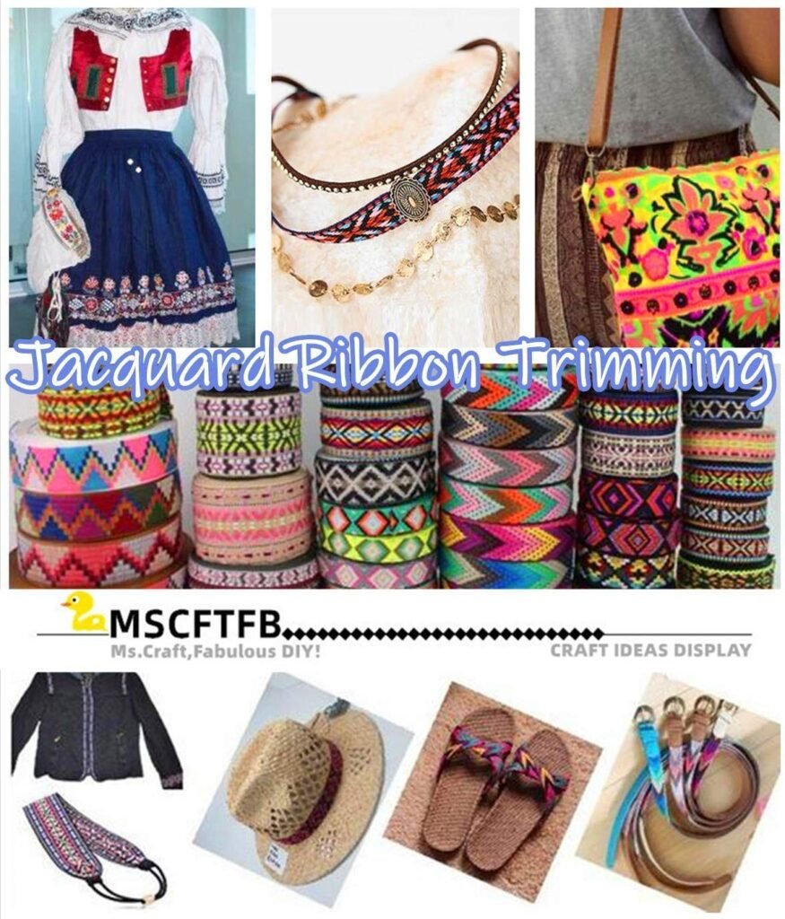 Add Jacquard Ribbon to Clothing and Accessories