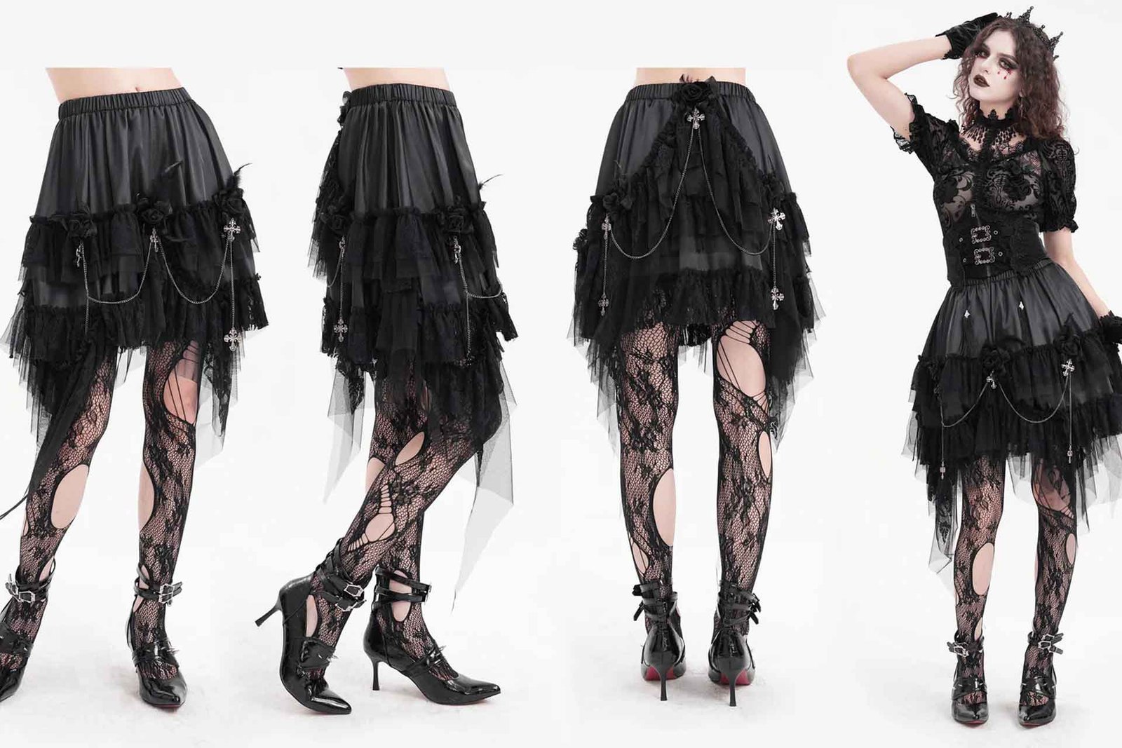 Black Tulle for Alternative and Gothic Style