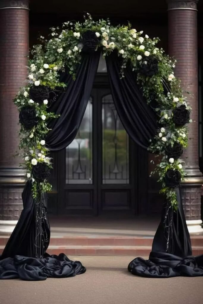 Black Tulle for Event Decor