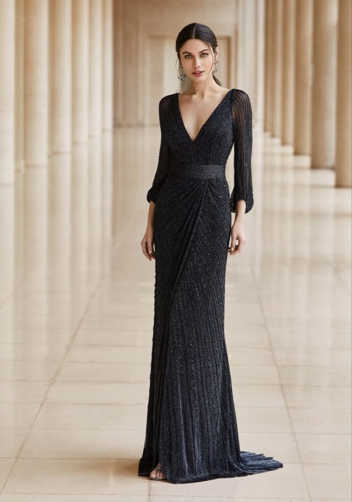 Black Tulle in Fashion Design