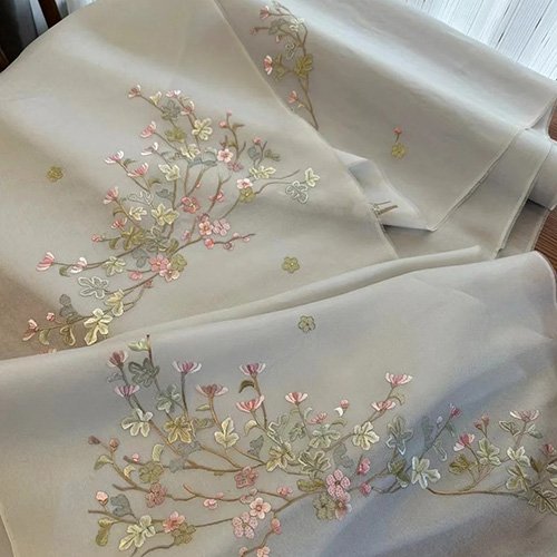 Embroidered Organza