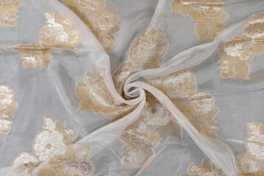 Jacquard Organza Fabric
