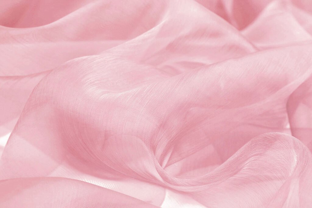 Pink Organza Fabric