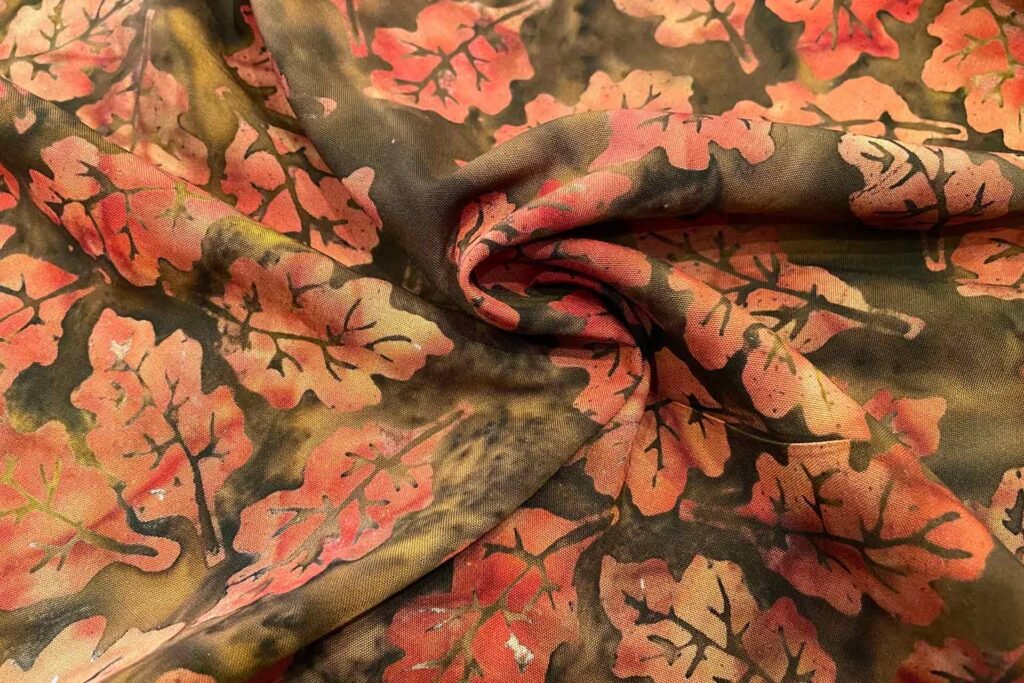 Rayon Batik Fabric