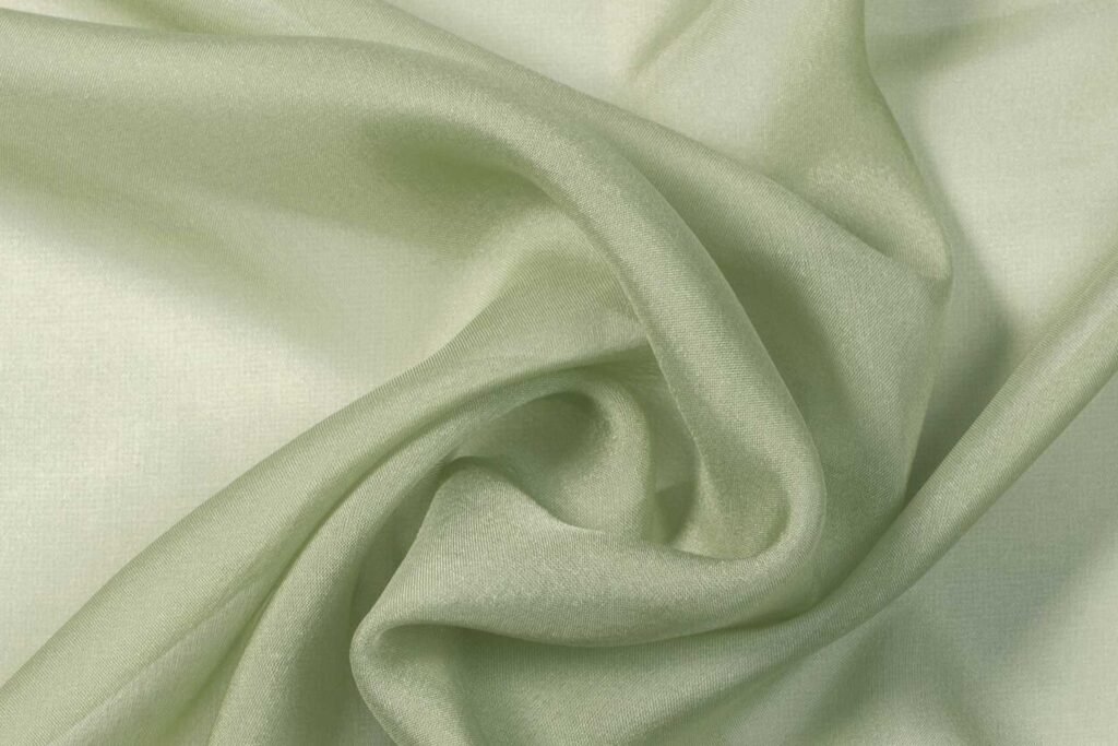 Silk chiffon material