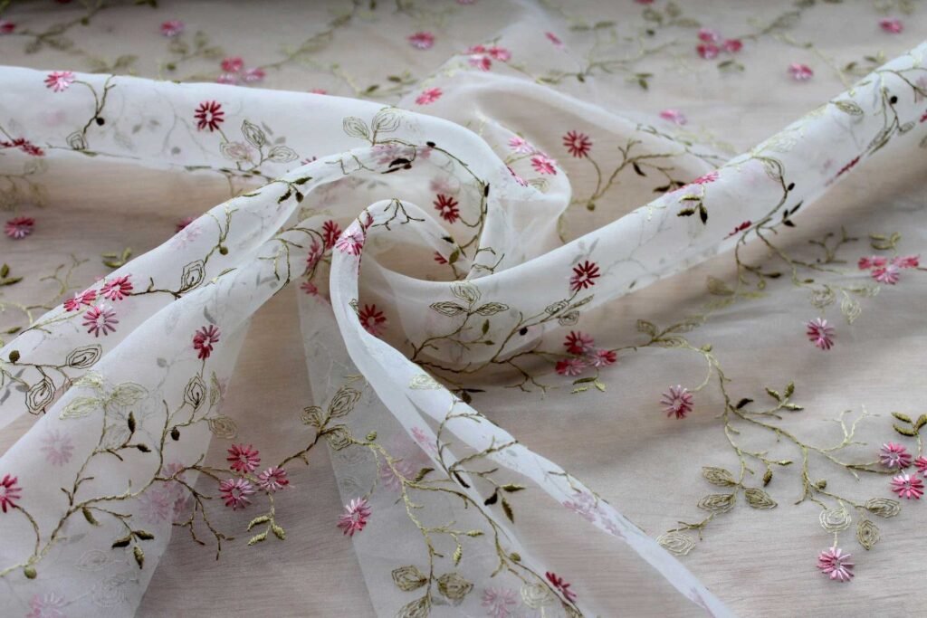 What Is Embroidered Organza Fabric
