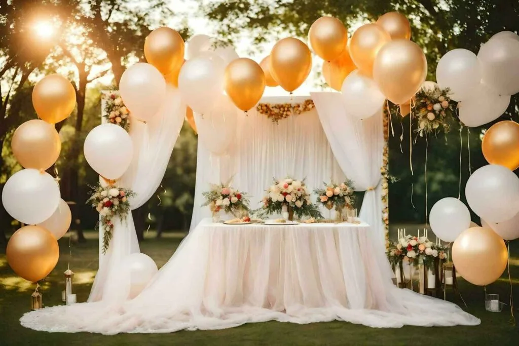 White Tulle for Party and Event Decorations