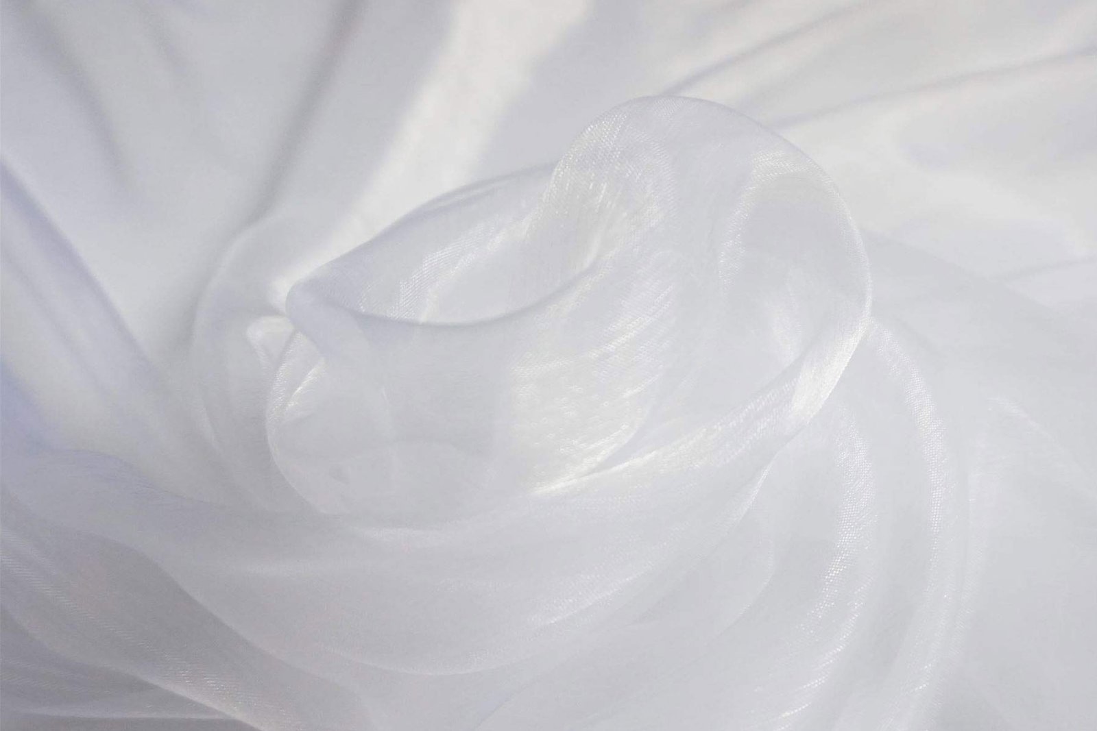 White organza fabric
