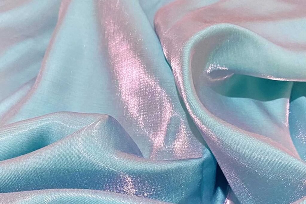 Why Iridescent Organza Looks Color-Shifting
