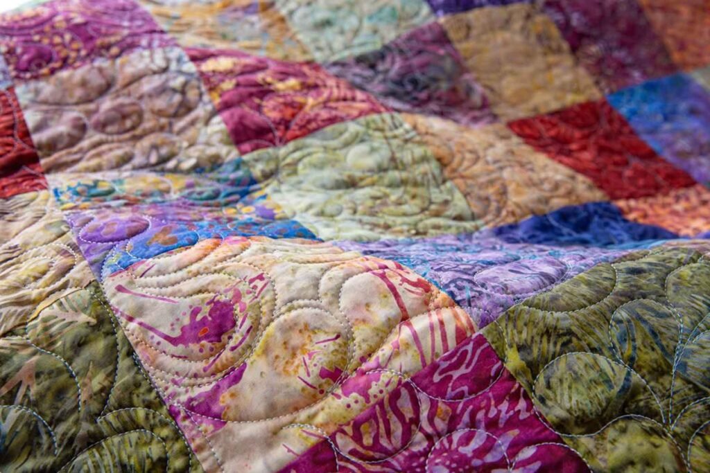 batik cotton fabric for quilting