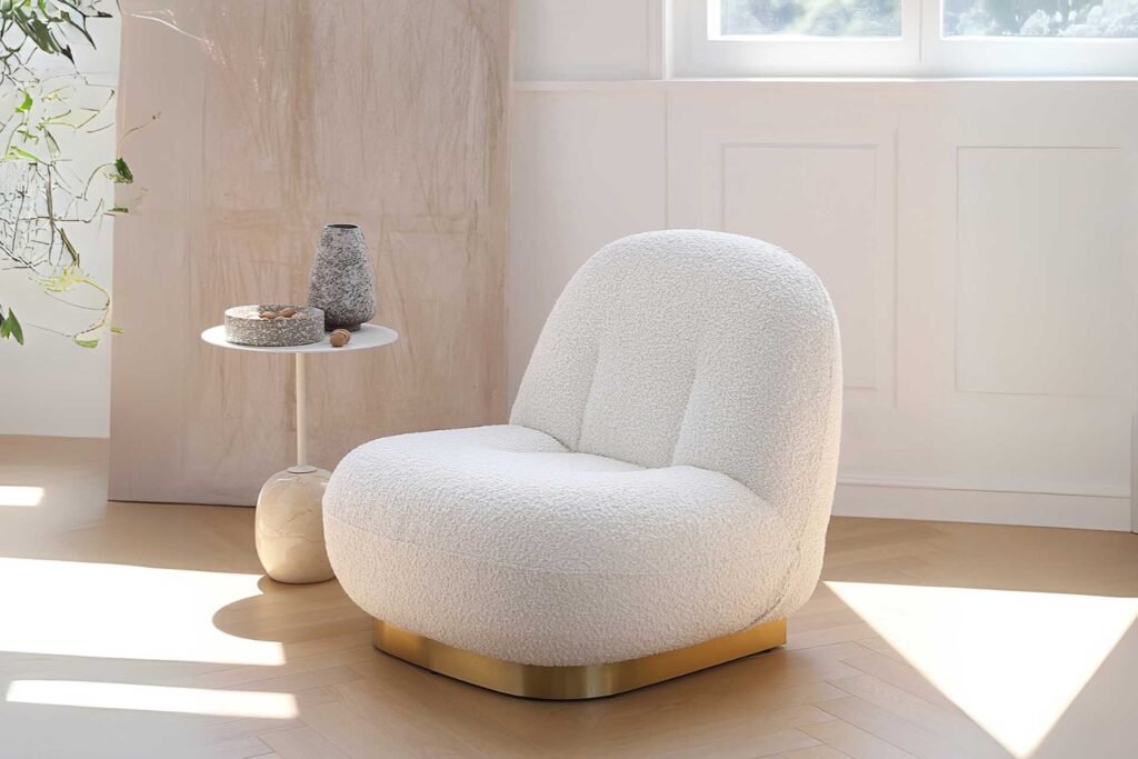 boucle chair