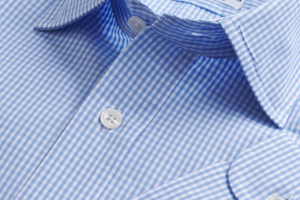 gingham poplin