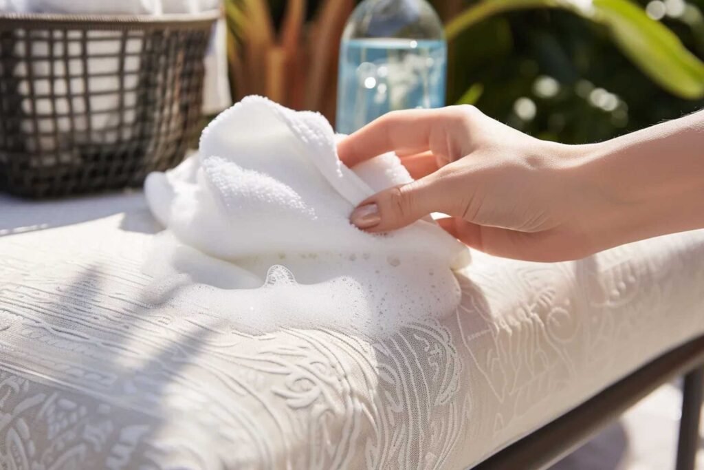 how do you clean sunbrella fabric