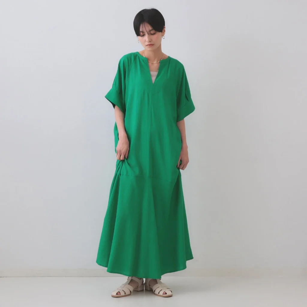 linen rayon dress