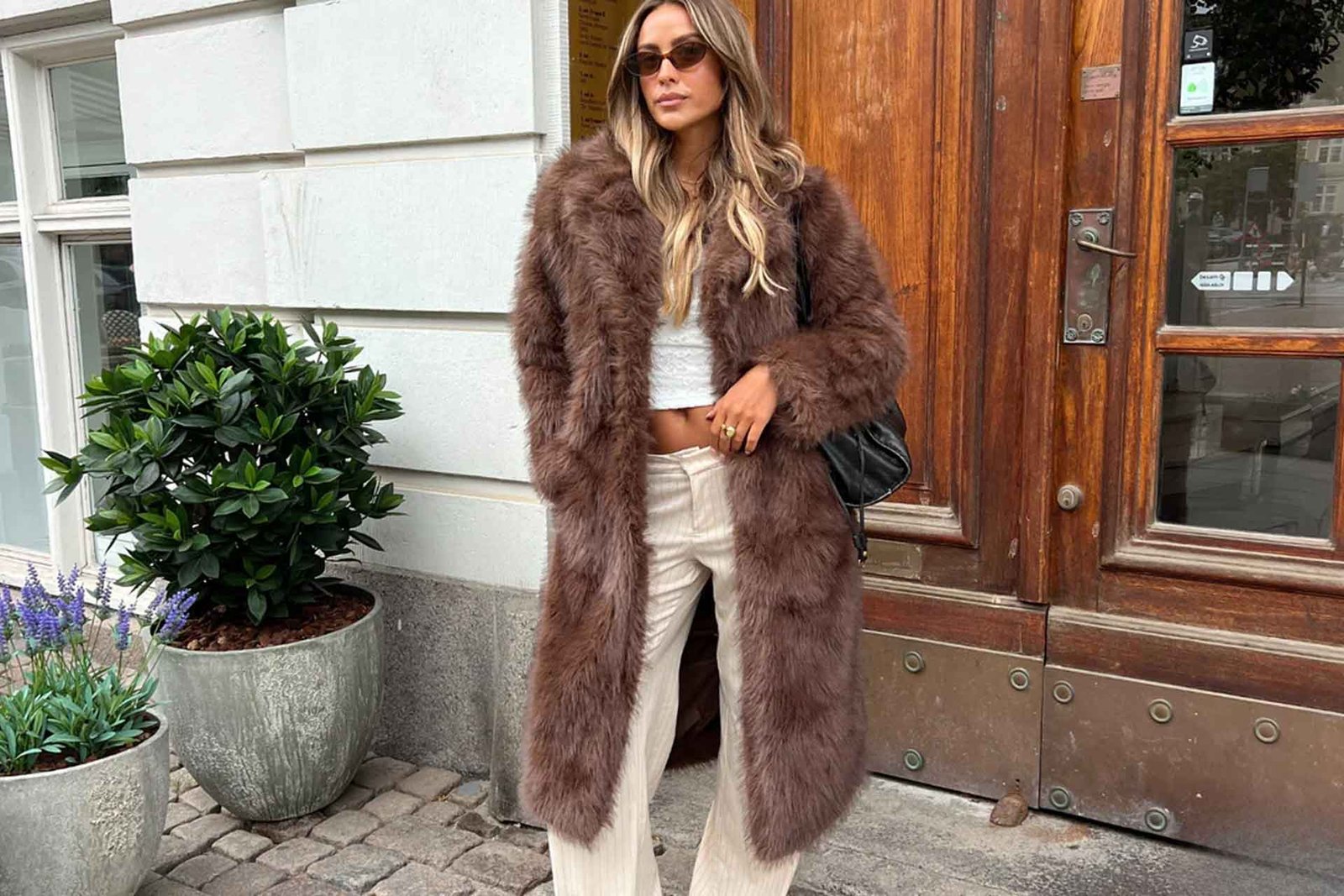 long fur coat