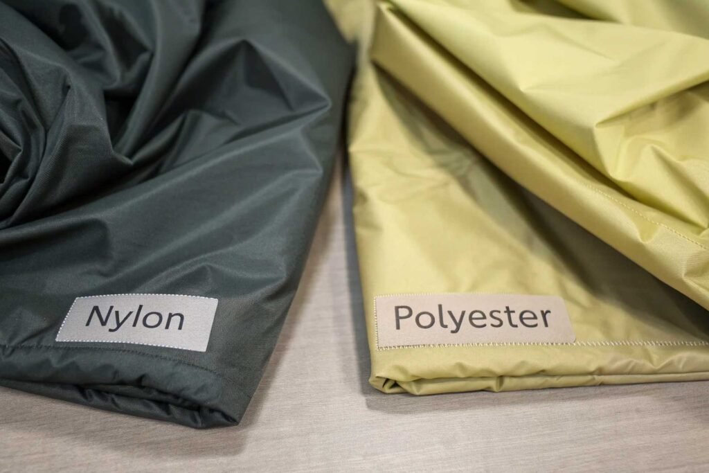 nylon and polyester