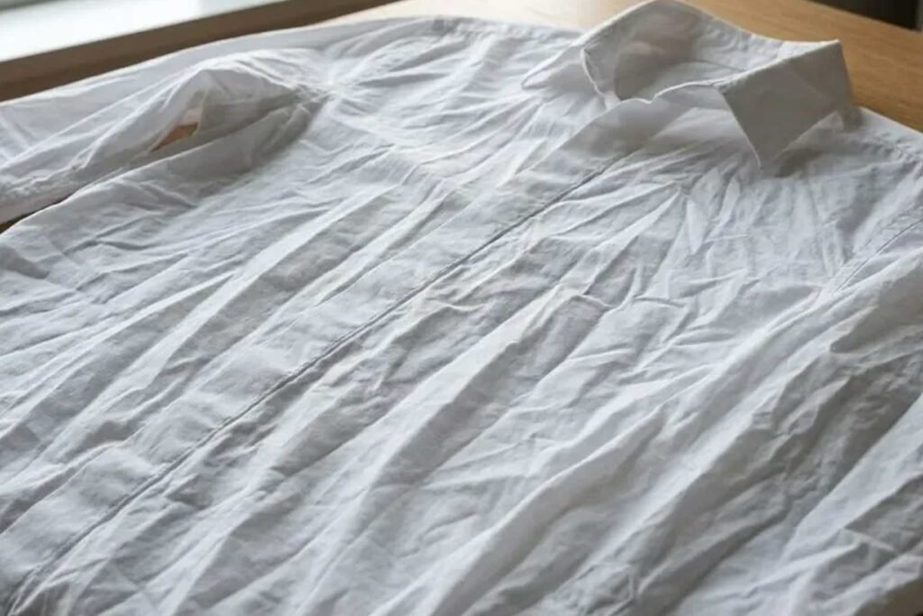 poplin wrinkle