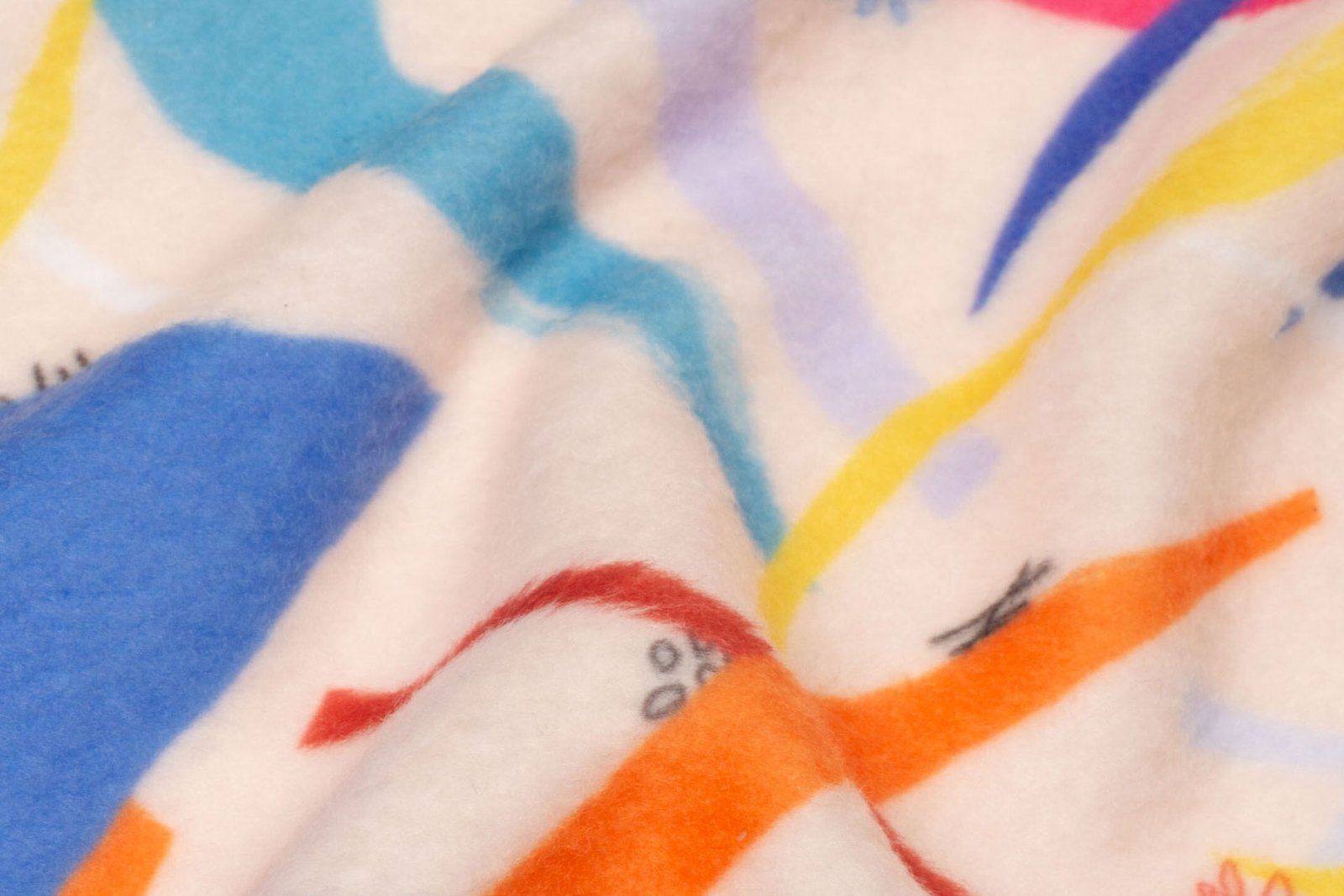 printed polar fleece fabric