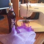 sewing organza
