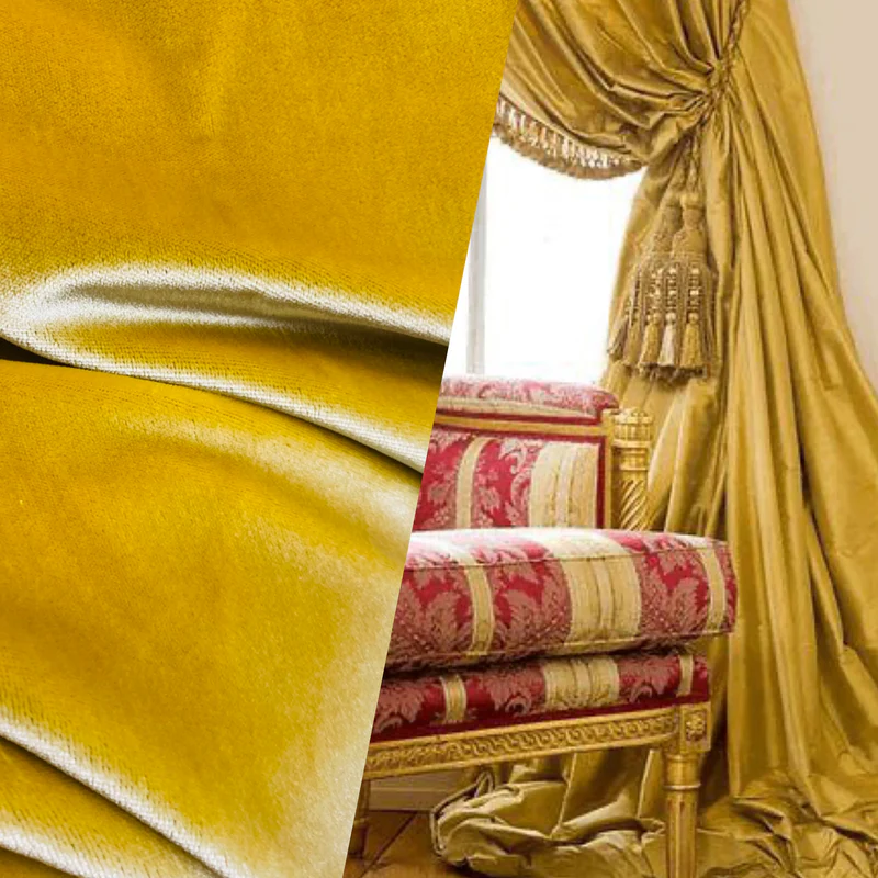 silk velvet upholstery fabric