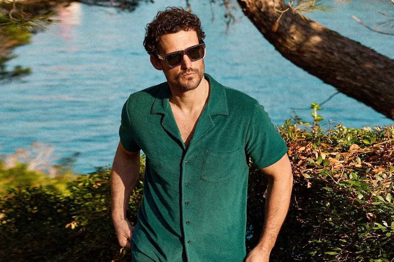 terry cloth shirt for men