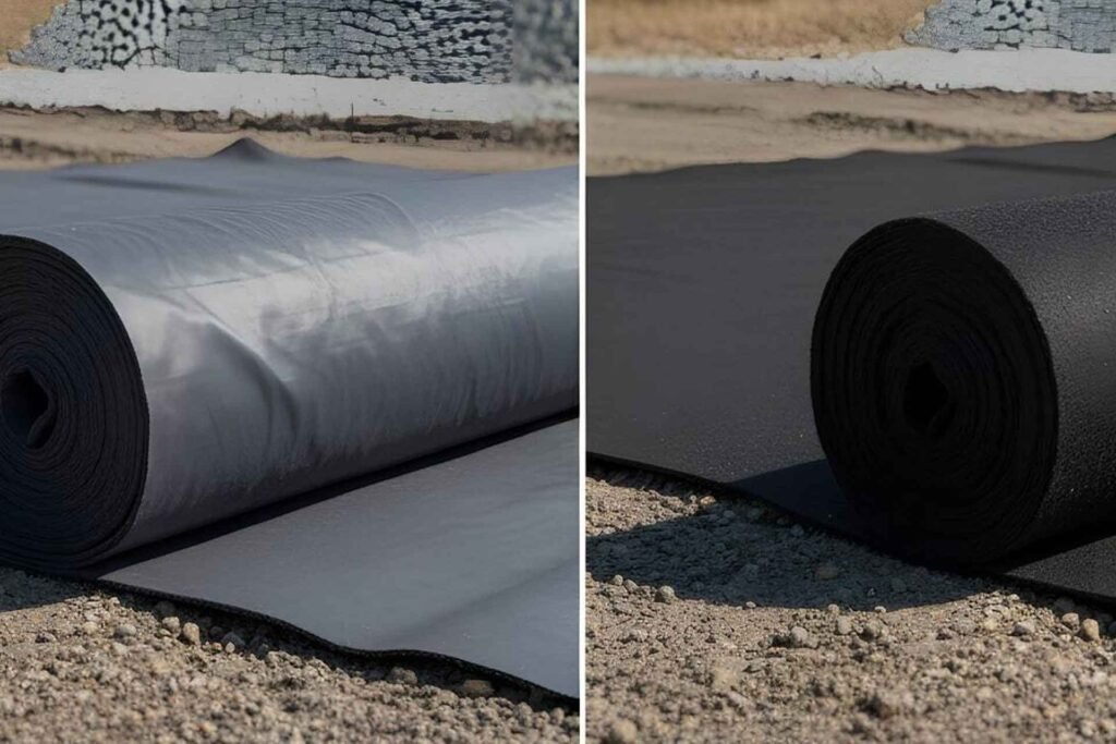 difference between woven and nonwoven geotextile