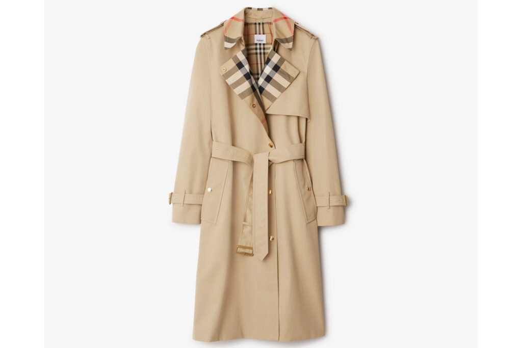 gabardine trenchcoat