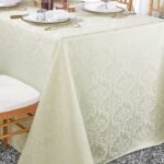 Damask Tablecloth Guide: Elegant Dining Choices for Every Occasion ivory damask tablecloth