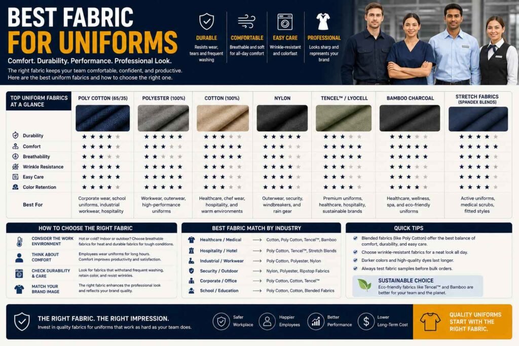 Best Fabric for Uniforms