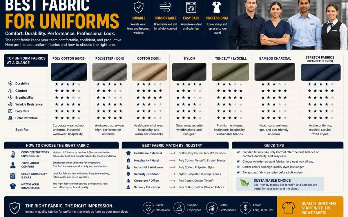 Best Fabric for Uniforms: A Complete Guide for Buyers and Program Managers