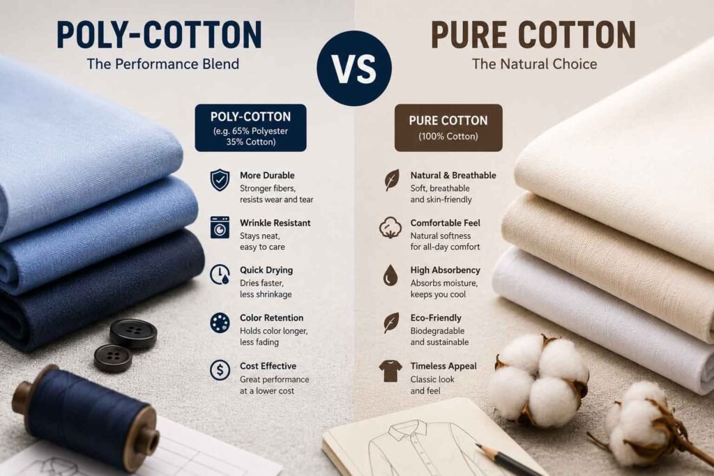 Poly-Cotton vs Pure Cotton
