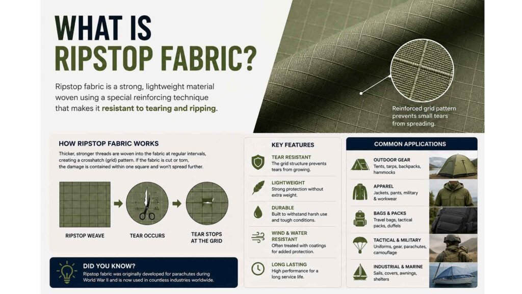 What Is Ripstop Fabric