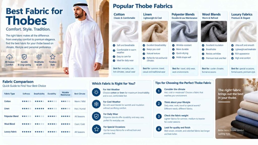 Best Fabric for Thobes