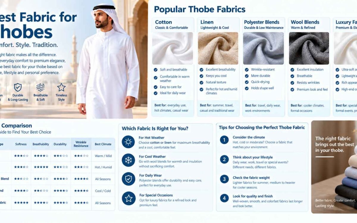 Best Fabric for Thobes: Your Ultimate Guide to Choosing Comfort and Style